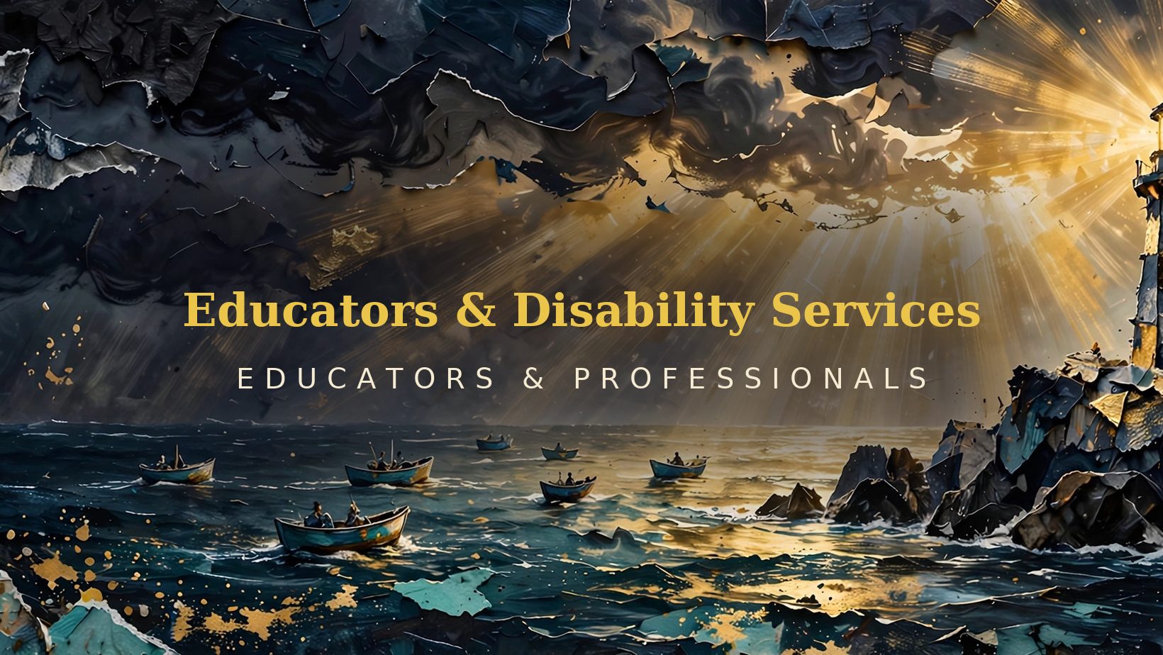 Creative education artwork for Educators & Disability Services